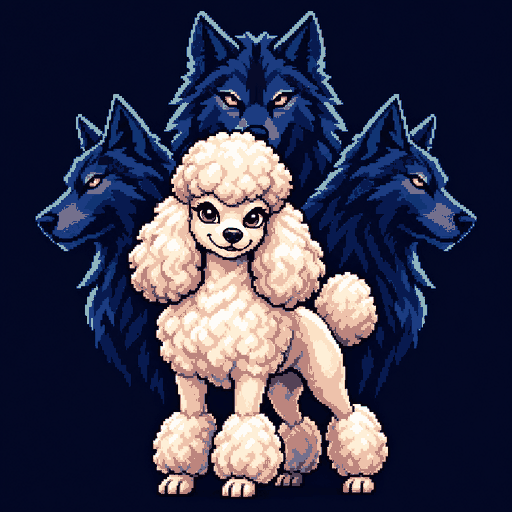 Wolf Pack Poodle logo